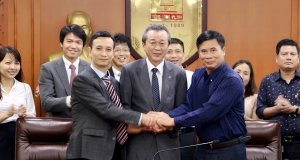 Lễ ký hợp đồng cung cấp sơn Suzuka cho Tổng công ty 789 Bộ Quốc phòng